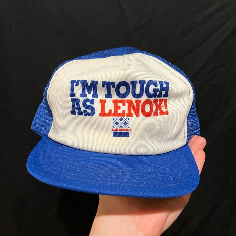 Lenox Blue and White Vintage Trucker Hat